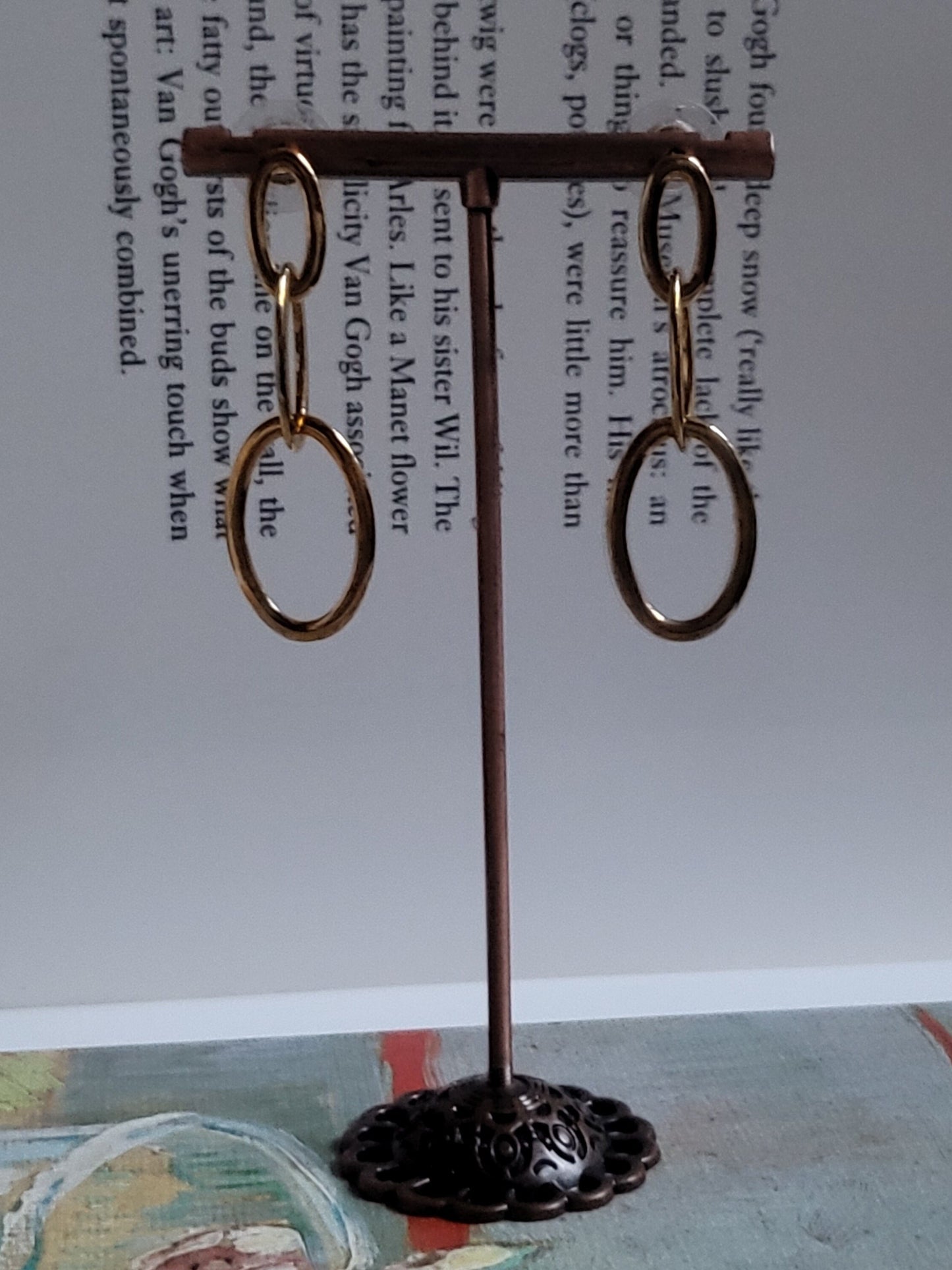 Posts - Joan Rivers Gold Loops Drop Earrings