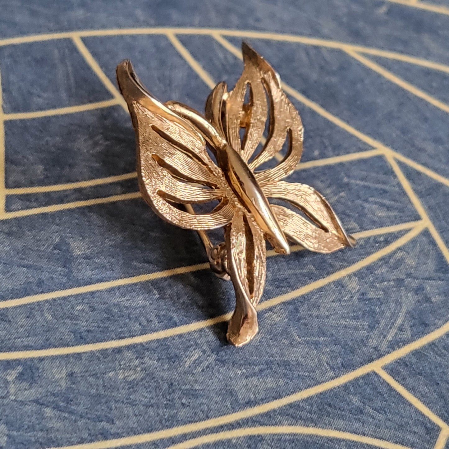 Brooch - Trifari Gold Butterfly Brooch