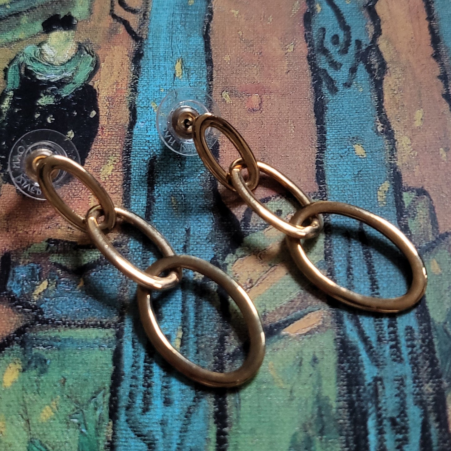 Posts - Joan Rivers Gold Loops Drop Earrings