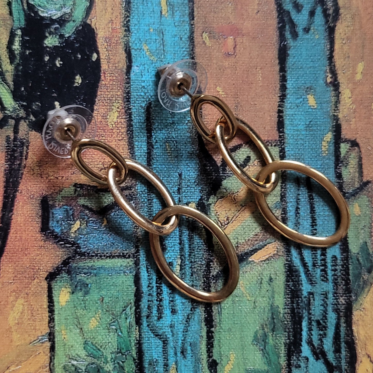 Posts - Joan Rivers Gold Loops Drop Earrings
