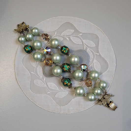 Bracelet - Vendome Green Beads Bracelet