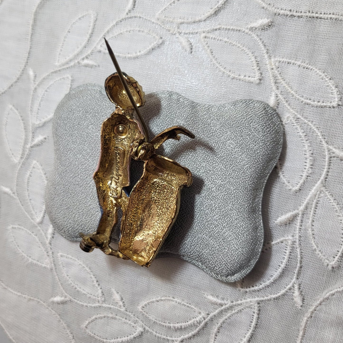 Brooch - Hollywood Enamel Drummer Brooch