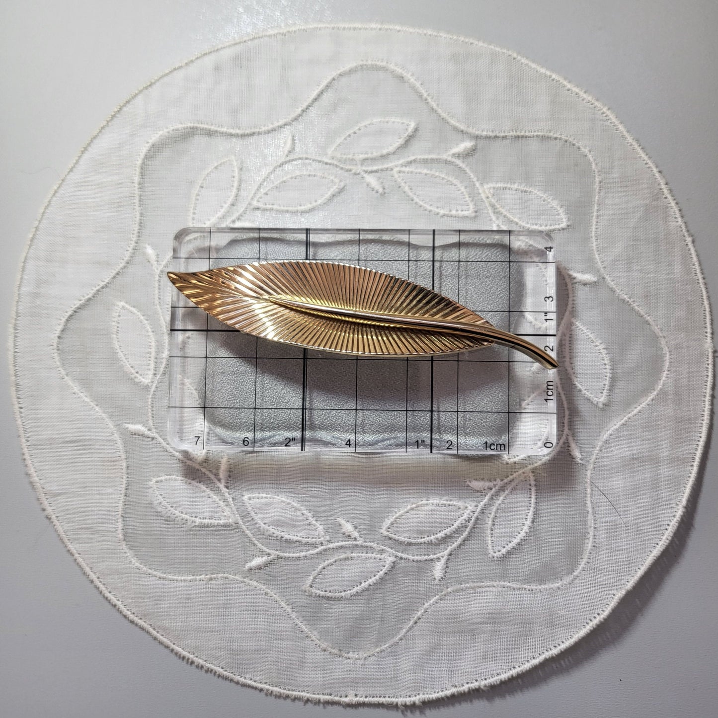 Brooch - Marcel Boucher Gold Leaf Brooch