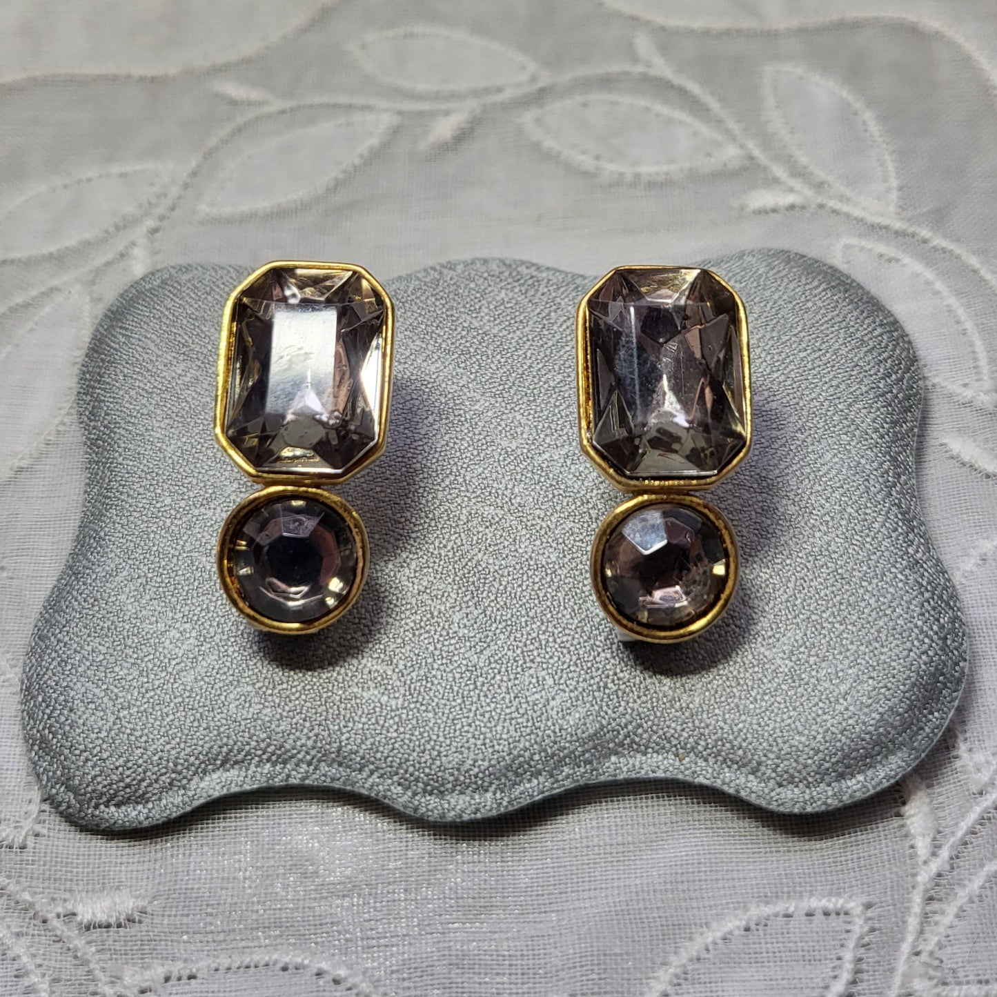 Posts - TAT Grey Crystals Post Earrings