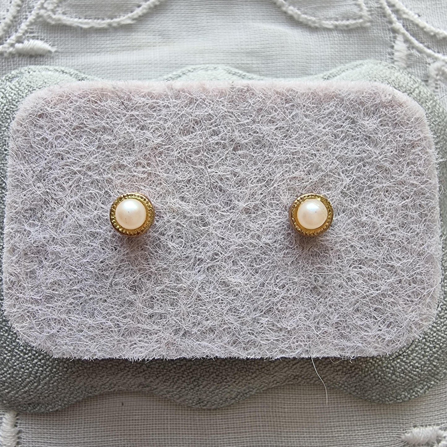 Posts - Tiny Faux Pearl Stud Earrings