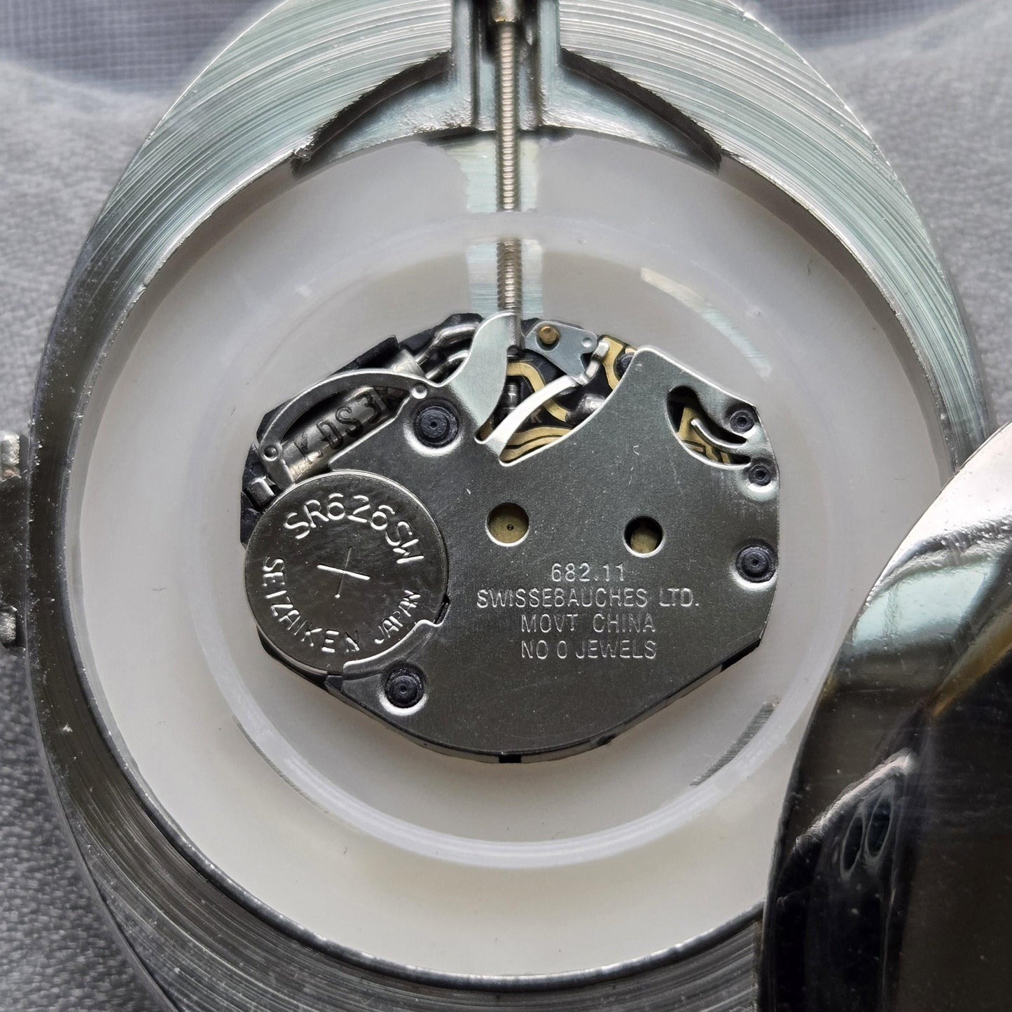 Pocket Watch - Silver Tone Polished Pebble Pocket Watch